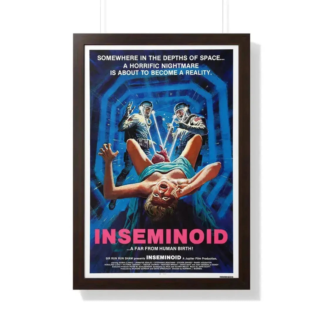 INSEMINOID 1981 - Framed Movie Poster - The Sticker Space