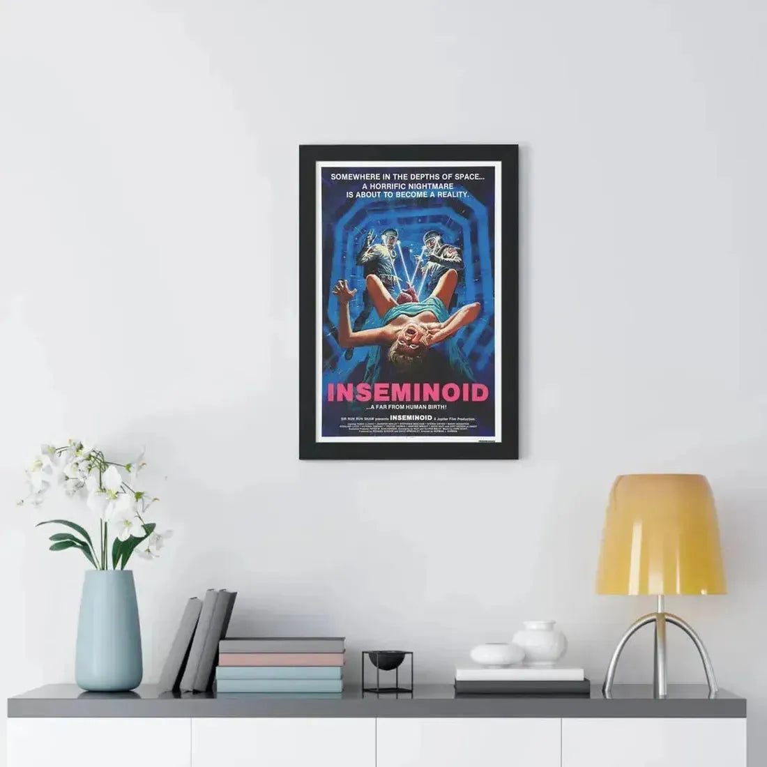 INSEMINOID 1981 - Framed Movie Poster - The Sticker Space