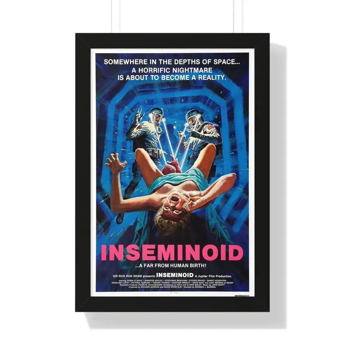 INSEMINOID 1981 - Framed Movie Poster - The Sticker Space