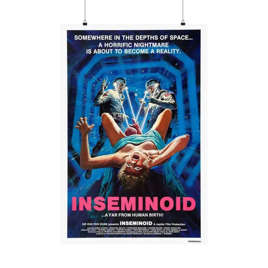 INSEMINOID 1981 - Paper Movie Poster - The Sticker Space
