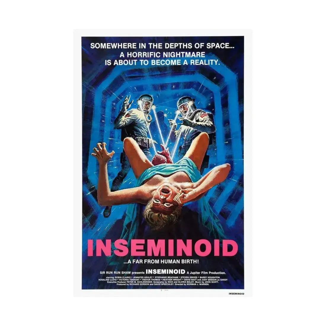 INSEMINOID 1981 - Paper Movie Poster - The Sticker Space