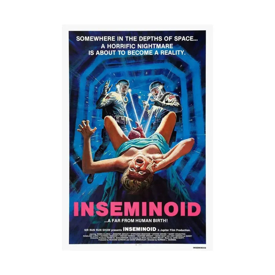 INSEMINOID 1981 - Paper Movie Poster - The Sticker Space
