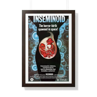 INSEMINOID (2) 1981 - Framed Movie Poster 20" x 30" Walnut - The Sticker Space