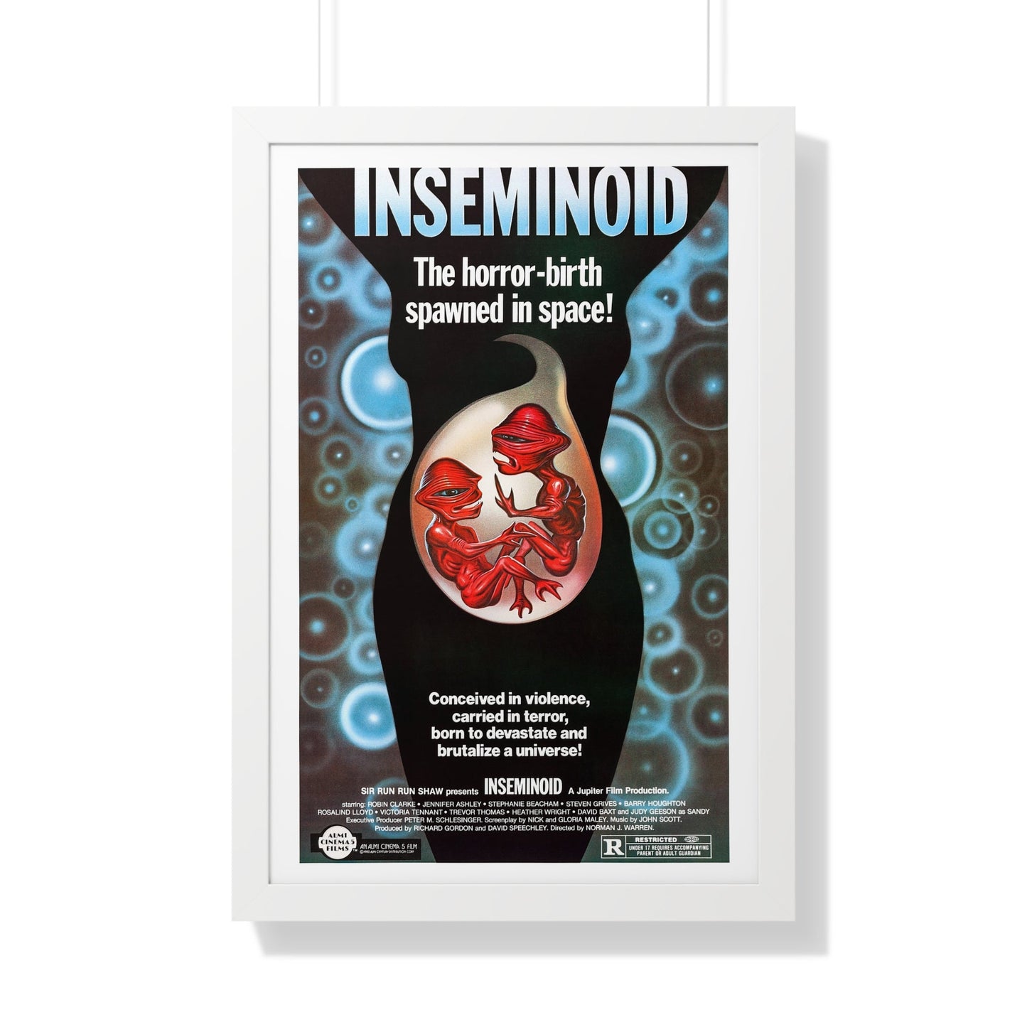 INSEMINOID (2) 1981 - Framed Movie Poster-20" x 30"-The Sticker Space