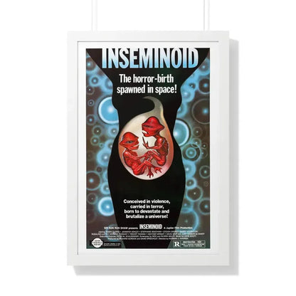 INSEMINOID (2) 1981 - Framed Movie Poster 20" x 30" White - The Sticker Space