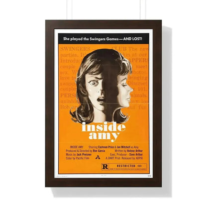 INSIDE AMY (SUPER SWINGING PLAYMATES) 1974 - Framed Movie Poster - The Sticker Space