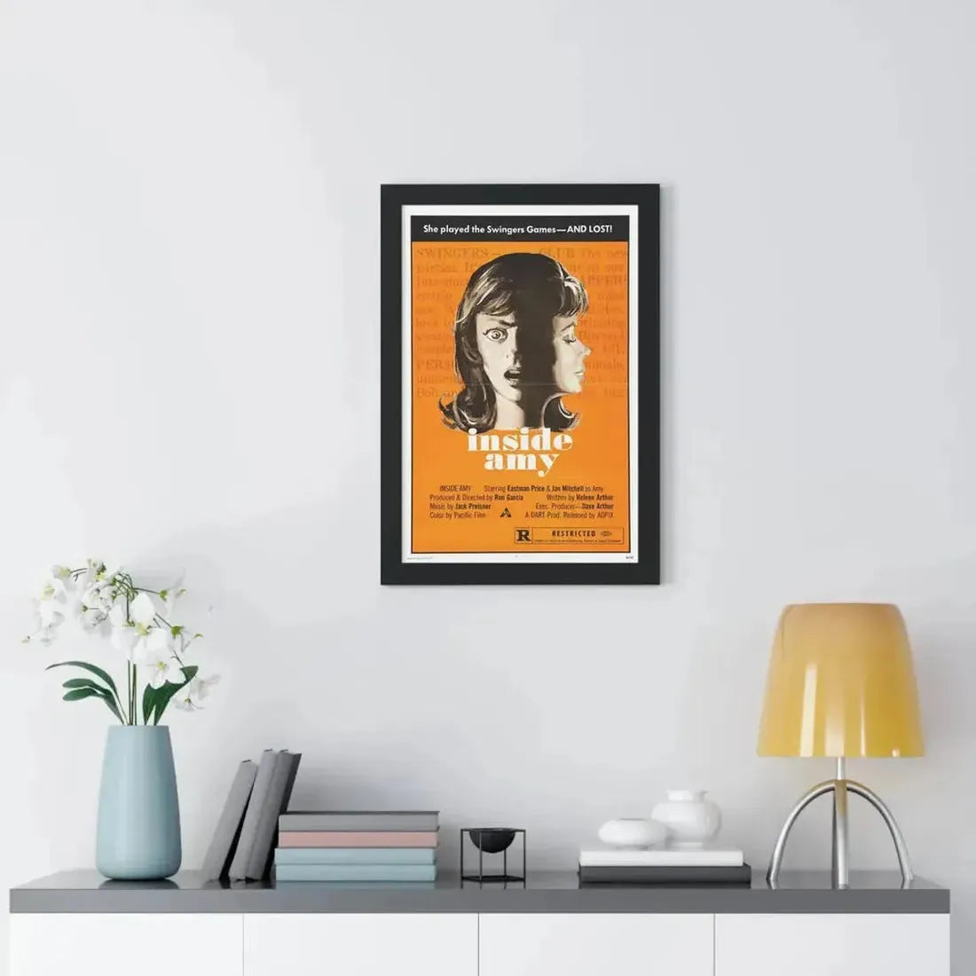 INSIDE AMY (SUPER SWINGING PLAYMATES) 1974 - Framed Movie Poster - The Sticker Space