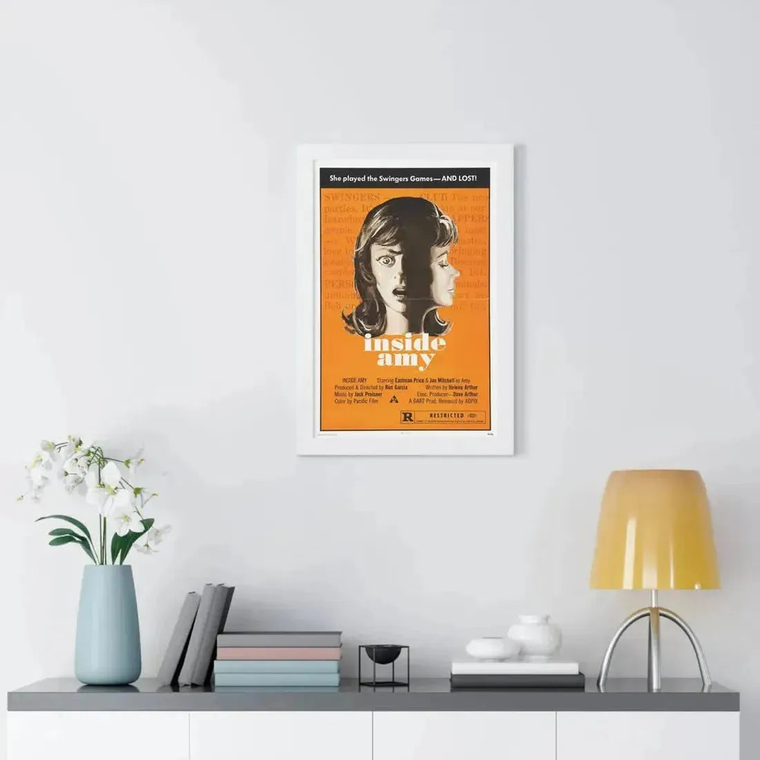 INSIDE AMY (SUPER SWINGING PLAYMATES) 1974 - Framed Movie Poster - The Sticker Space