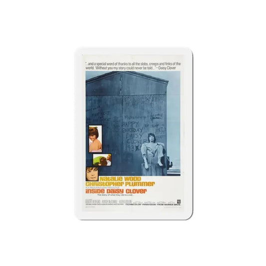 Inside Daisy Clover 1965 Movie Poster Refrigerator Magnet 2 Inch - The Sticker Space