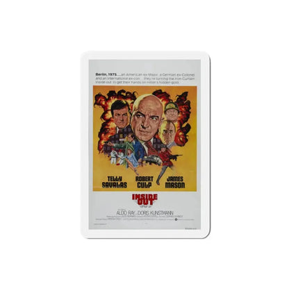 Inside Out 1975 Movie Poster Refrigerator Magnet 2 Inch - The Sticker Space