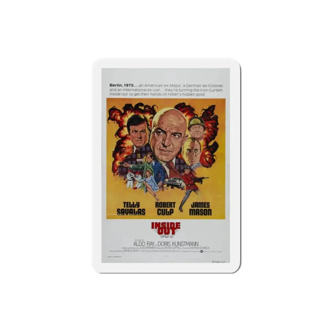 Inside Out 1975 Movie Poster Refrigerator Magnet - The Sticker Space