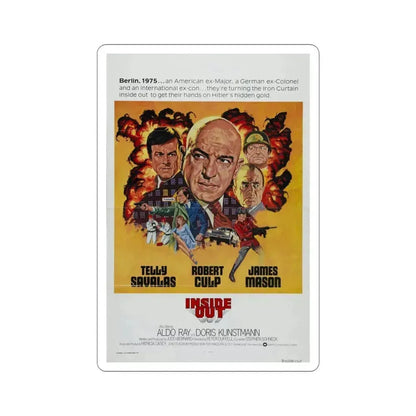 Inside Out 1975 Movie Poster STICKER Vinyl Die-Cut Decal 4 Inch - The Sticker Space