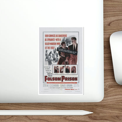 Inside the Walls of Folsom Prison 1951 Movie Poster STICKER Vinyl Die-Cut Decal-The Sticker Space