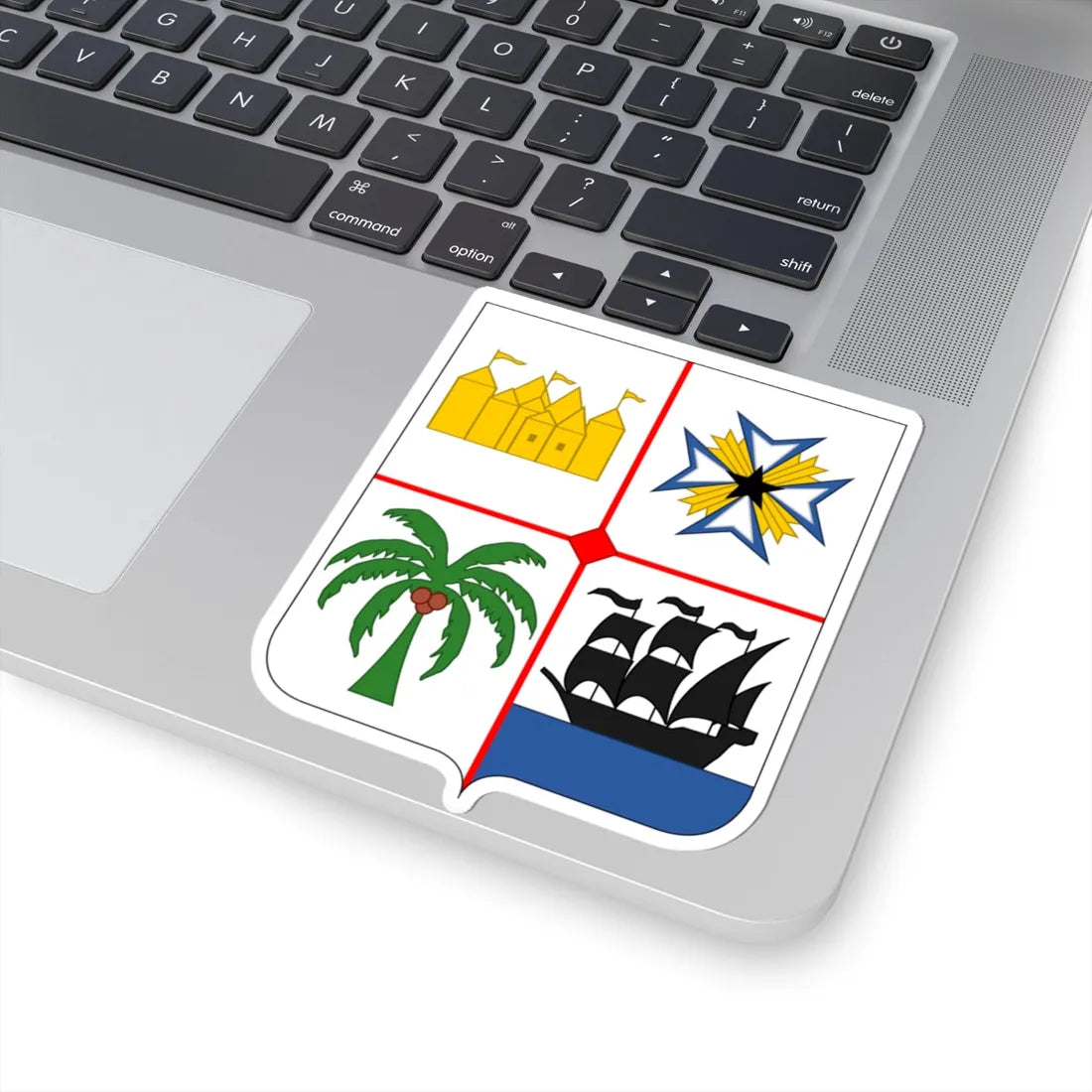 Insigne Benini (Benin) (Coat of Arms) STICKER Vinyl Kiss-Cut Decal - The Sticker Space