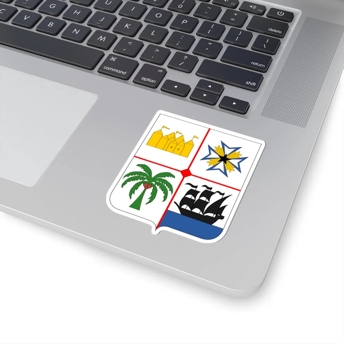 Insigne Benini (Benin) (Coat of Arms) STICKER Vinyl Kiss-Cut Decal - The Sticker Space