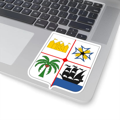 Insigne Benini (Benin) (Coat of Arms) STICKER Vinyl Kiss-Cut Decal - The Sticker Space