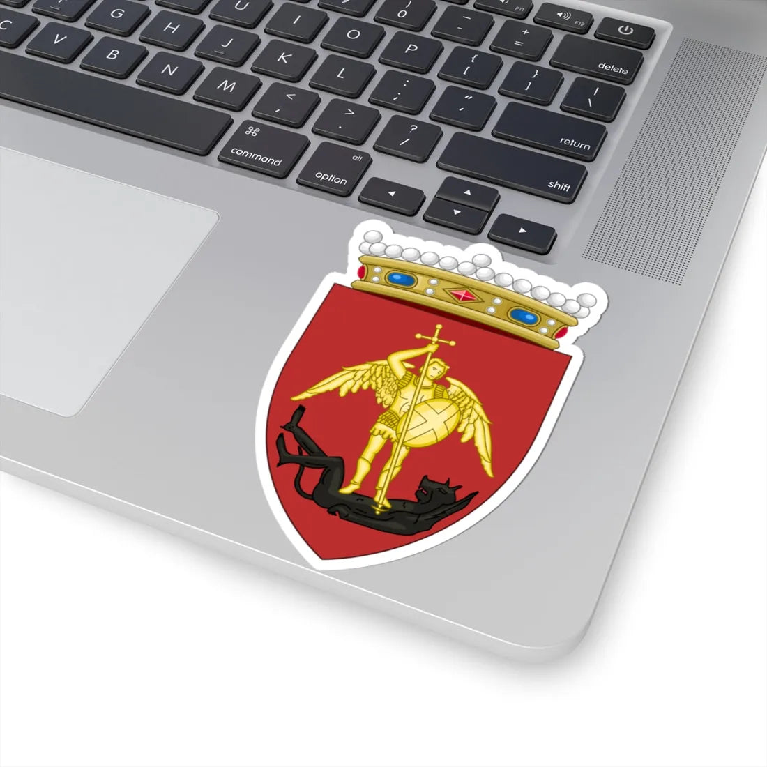 Insigne Bruxellarum coronatum (Belgium) (Coat of Arms) STICKER Vinyl Kiss-Cut Decal - The Sticker Space