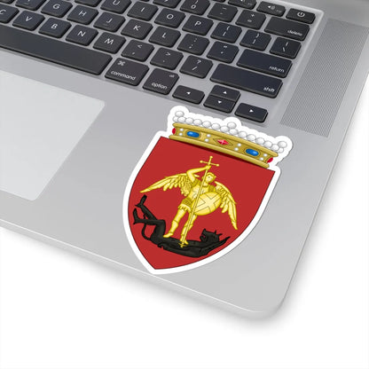 Insigne Bruxellarum coronatum (Belgium) (Coat of Arms) STICKER Vinyl Kiss-Cut Decal - The Sticker Space