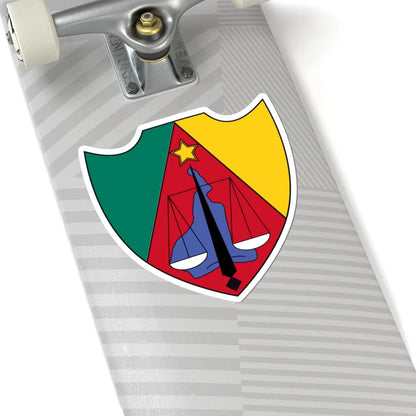 Insigne Cammaruniae (Cameroon) (Coat of Arms) STICKER Vinyl Kiss-Cut Decal - The Sticker Space