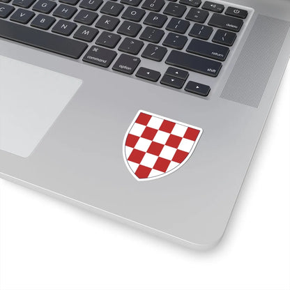 Insigne Croaticum (Croatia) (Coat of Arms) STICKER Vinyl Kiss-Cut Decal - The Sticker Space