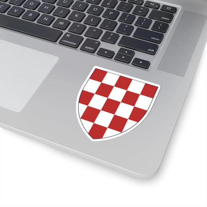 Insigne Croaticum (Croatia) (Coat of Arms) STICKER Vinyl Kiss-Cut Decal - The Sticker Space