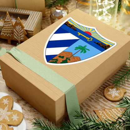 Insigne Cubicum (Cuba) (Coat of Arms) STICKER Vinyl Kiss-Cut Decal - The Sticker Space