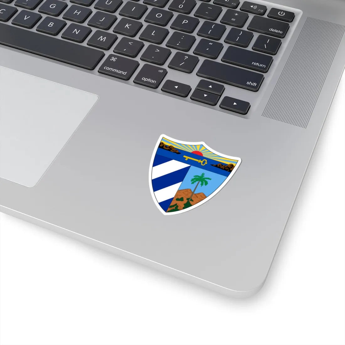 Insigne Cubicum (Cuba) (Coat of Arms) STICKER Vinyl Kiss-Cut Decal - The Sticker Space