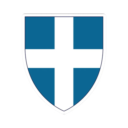 Insigne Graecum (Greece) (Coat of Arms) STICKER Vinyl Kiss-Cut Decal 2 Inch White - The Sticker Space