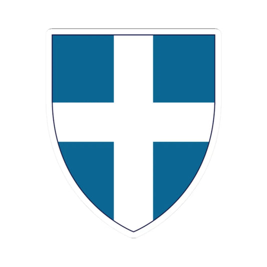 Insigne Graecum (Greece) (Coat of Arms) STICKER Vinyl Kiss-Cut Decal 2 Inch White - The Sticker Space