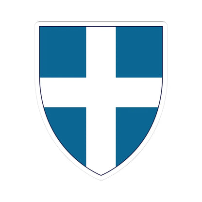Insigne Graecum (Greece) (Coat of Arms) STICKER Vinyl Kiss-Cut Decal 3 Inch White - The Sticker Space