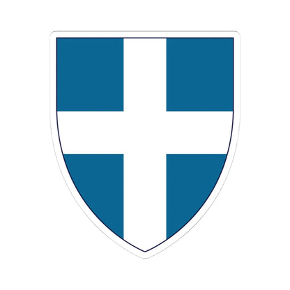 Insigne Graecum (Greece) (Coat of Arms) STICKER Vinyl Kiss-Cut Decal 4 Inch White - The Sticker Space