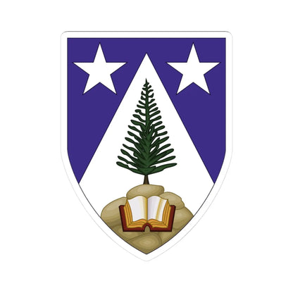 Insigne Insulae Norfolciae (Australia) (Coat of Arms) STICKER Vinyl Kiss-Cut Decal 3 Inch White - The Sticker Space