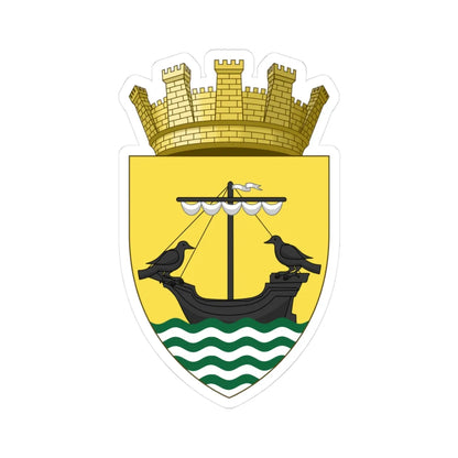 Insigne Olipsionis coronatum (Coat of Arms) STICKER Vinyl Kiss-Cut Decal 3 Inch White - The Sticker Space
