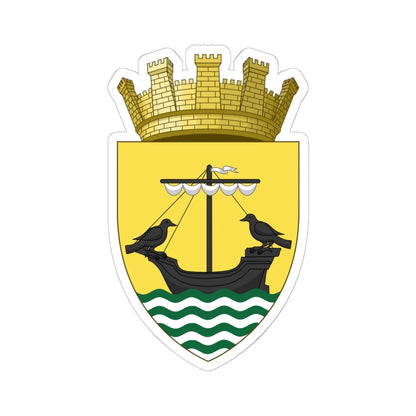Insigne Olipsionis coronatum (Coat of Arms) STICKER Vinyl Kiss-Cut Decal 6 Inch White - The Sticker Space