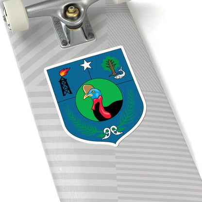 Insigne Papuae Occidentalis (Indonesia) (Coat of Arms) STICKER Vinyl Kiss-Cut Decal - The Sticker Space