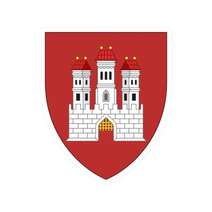 Insigne Posonii (Slovakia) (Coat of Arms) STICKER Vinyl Kiss-Cut Decal 2 Inch White - The Sticker Space