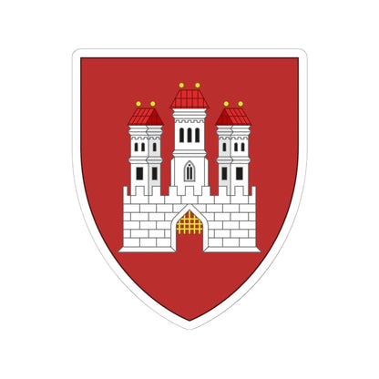 Insigne Posonii (Slovakia) (Coat of Arms) STICKER Vinyl Kiss-Cut Decal 6 Inch White - The Sticker Space