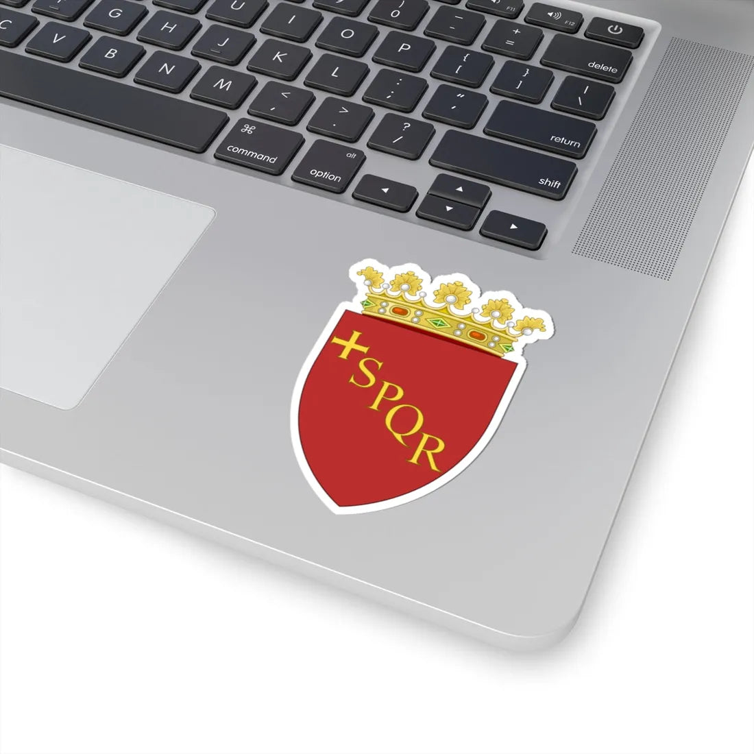 Insigne Romanum coronatum (Italy) (Coat of Arms) STICKER Vinyl Kiss-Cut Decal - The Sticker Space