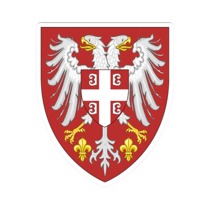 Insigne Serbicum (Serbia) (Coat of Arms) STICKER Vinyl Kiss-Cut Decal 2 Inch White - The Sticker Space