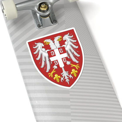 Insigne Serbicum (Serbia) (Coat of Arms) STICKER Vinyl Kiss-Cut Decal - The Sticker Space
