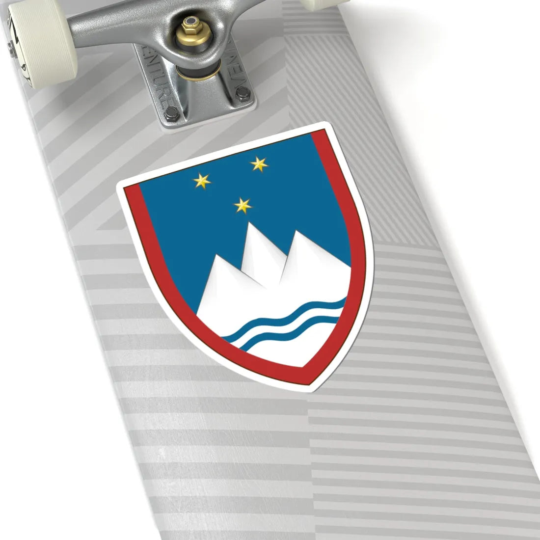 Insigne Slovenicum (Slovenia) (Coat of Arms) STICKER Vinyl Kiss-Cut Decal - The Sticker Space