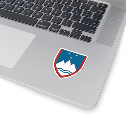 Insigne Slovenicum (Slovenia) (Coat of Arms) STICKER Vinyl Kiss-Cut Decal - The Sticker Space