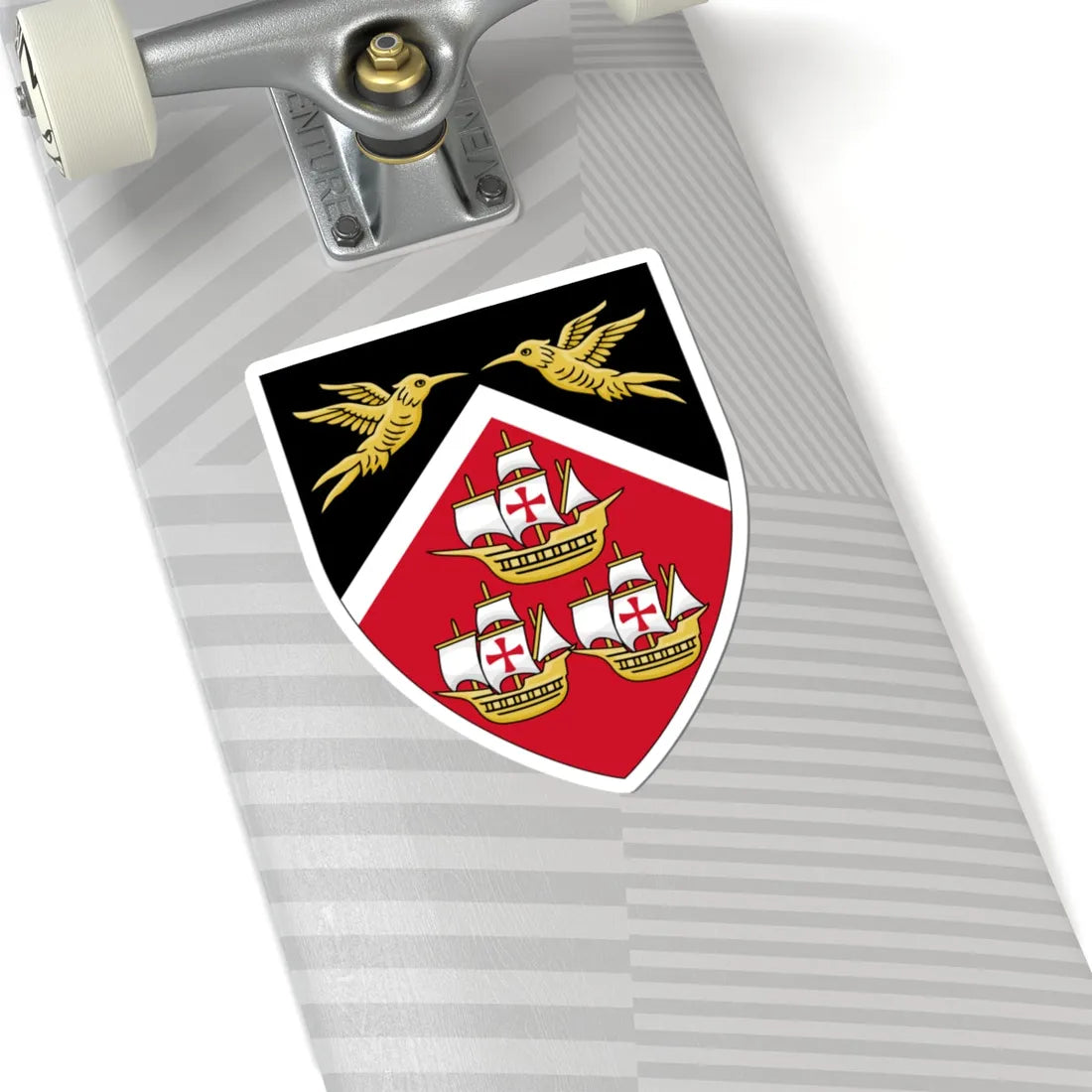 Insigne Trinitatis et Tobaci (Trinidad and Tobago) (Coat of Arms) STICKER Vinyl Kiss-Cut Decal - The Sticker Space