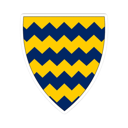 Insigne Tzadiae (Chad) (Coat of Arms) STICKER Vinyl Kiss-Cut Decal 3 Inch White - The Sticker Space