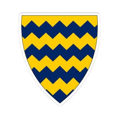 Insigne Tzadiae (Chad) (Coat of Arms) STICKER Vinyl Kiss-Cut Decal 4 Inch White - The Sticker Space