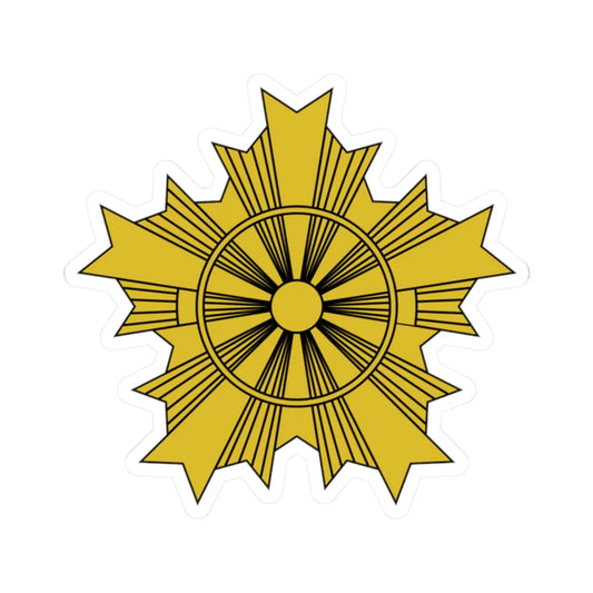 Insignia of the Shobogumi of Toyama (Japan) (Coat of Arms) STICKER Vinyl Kiss-Cut Decal 2 Inch White - The Sticker Space