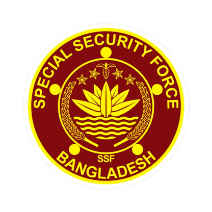 Insignia of the Special Security Force (Bangladesh) (Coat of Arms) STICKER Vinyl Kiss-Cut Decal 2 Inch White - The Sticker Space