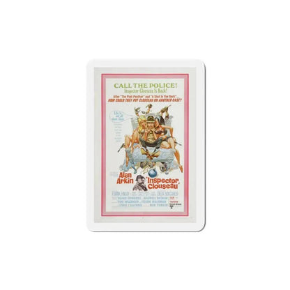 Inspector Clouseau 1968 Movie Poster Refrigerator Magnet 5 Inch - The Sticker Space