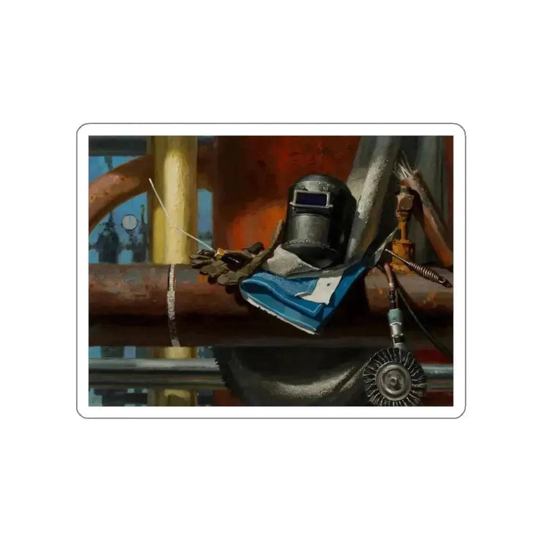 Installation Ready, United Engineers & Constructors, Fortune advertisement, January 1958 (Magazine Illustration) STICKER Vinyl Die-Cut Decal White Die-Cut 3 Inch - The Sticker Space