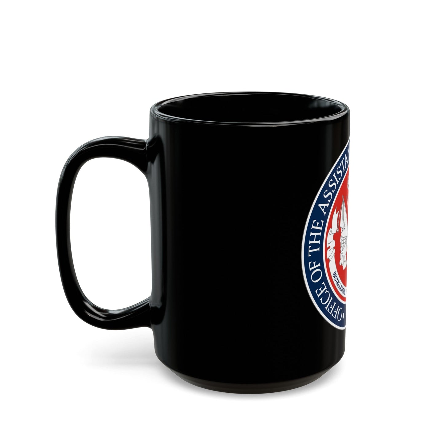 Installations Energy and Environment (U.S. Army) Black Coffee Mug-The Sticker Space